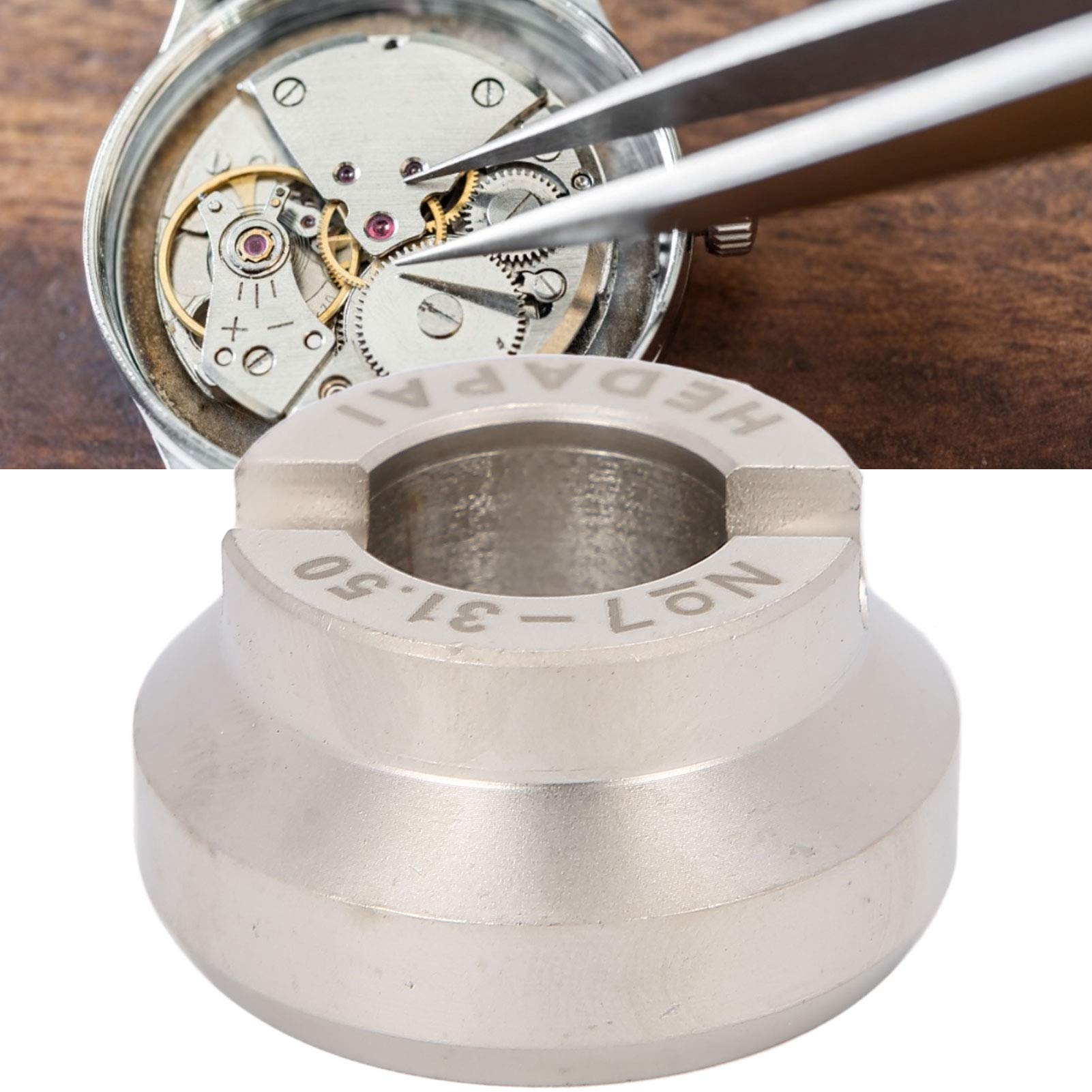 **ZJchao 31.5mm Watch Opener Die - Professional Watch Case Back Cover Opener Tool for Watch Repair & Maintenance - Ideal for Watchmakers, Jewelers, and DIY Enthusiasts**