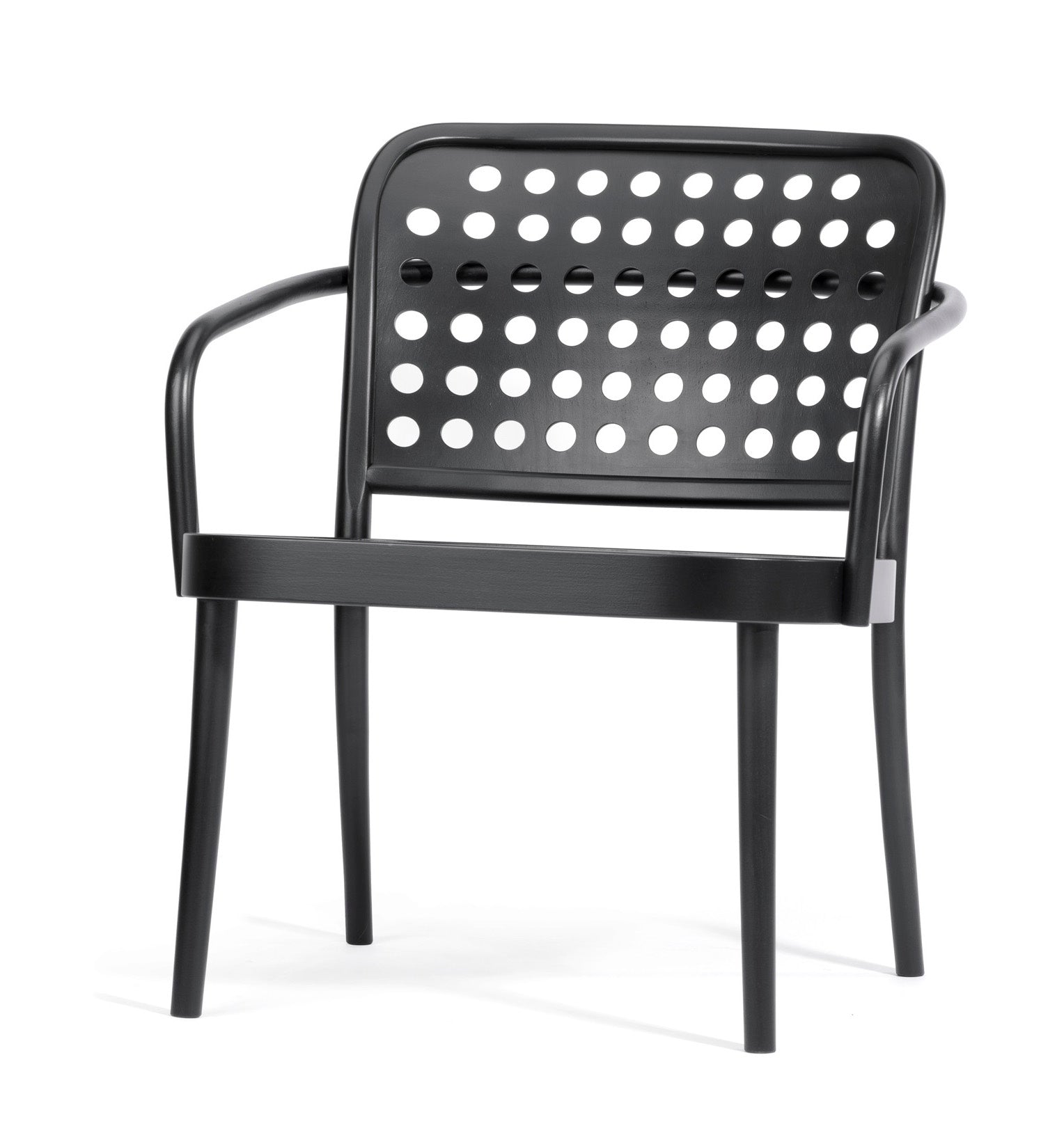 822 Bentwood Lounge Armchair by Ton - Modern Wooden Accent Chair for Living Room, Bedroom & Office - Comfortable Mid-Century Style Seating Furniture for Home Decor