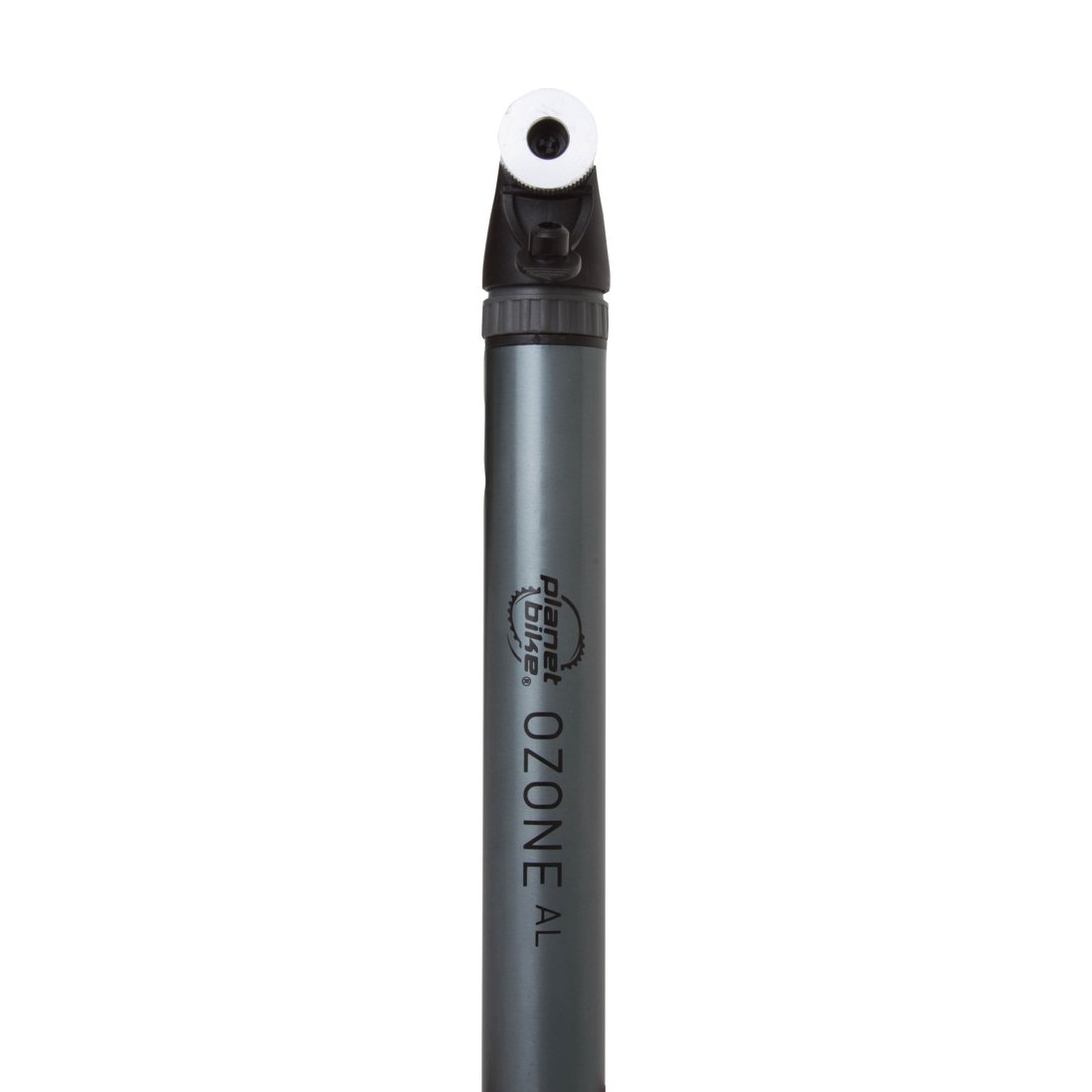 Planet Bike Ozone AL Mini Bike Pump - Compact Aluminum Bicycle Tire Inflator for Road & Mountain Bikes - Perfect for Emergency Repairs & On-the-Go Cycling Adventures (Silver)