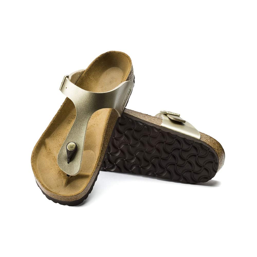 Birkenstock Unisex-Adult Gizeh Thong Sandals in Gold - Comfortable & Stylish for Beach, Pool, and Casual Wear