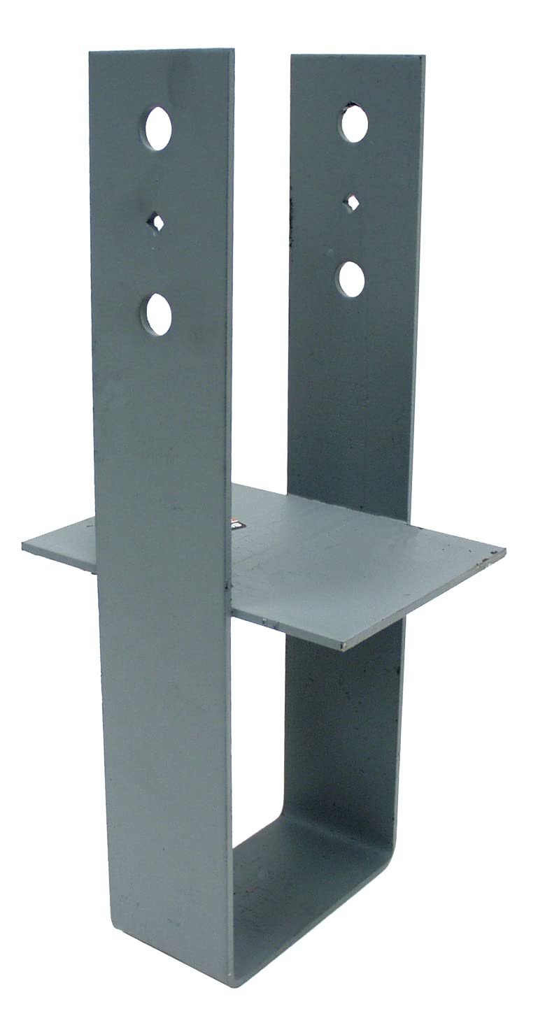 Simpson Strong-Tie CB68 Galvanized Column Base for 6x8 Wood Posts - Heavy Duty Construction Bracket (Pack of 4) - Perfect for Deck, Pergola & Fence Post Support