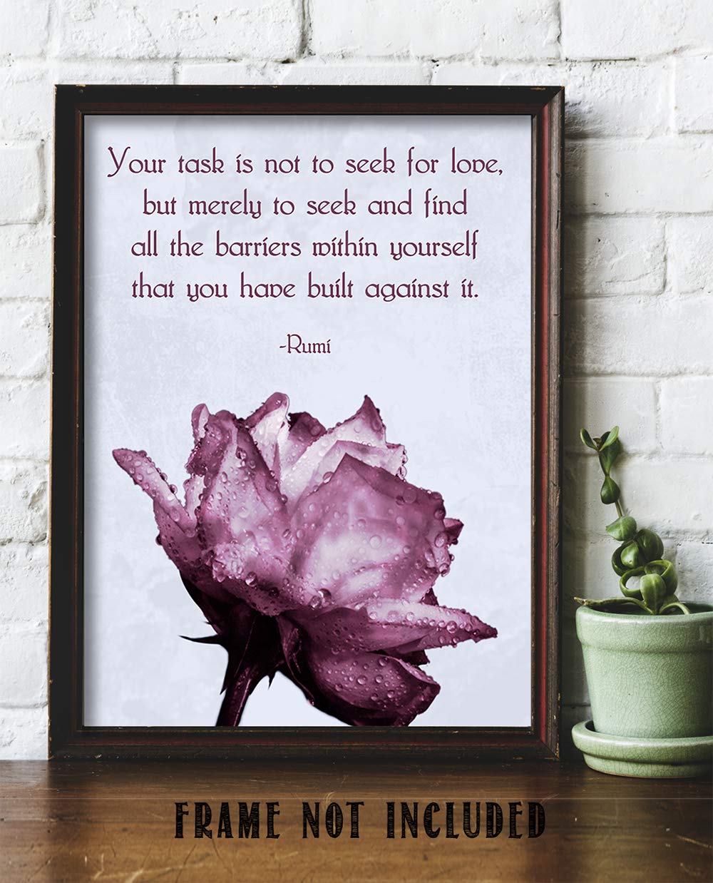 TJ Originals - Inspirational Wall Art Prints 11x14, Zen & Spiritual Decor - Perfect for Home & Office Motivation