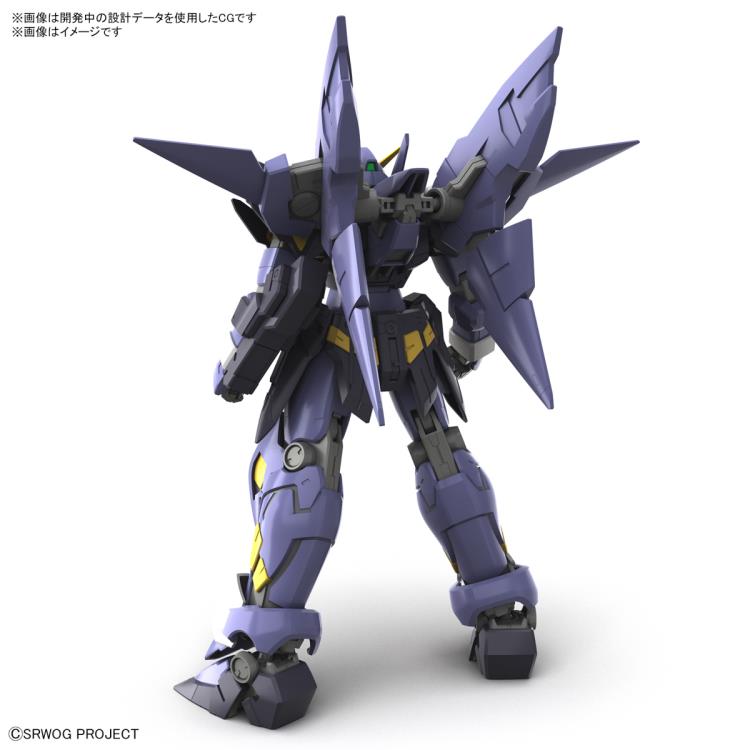 Bandai Super Robot Wars HG Huckebein Mk II Model Kit - 1/144 Scale Plastic Model for Collectors & Hobbyists - Perfect for Display, Gundam Battles & Anime Fans