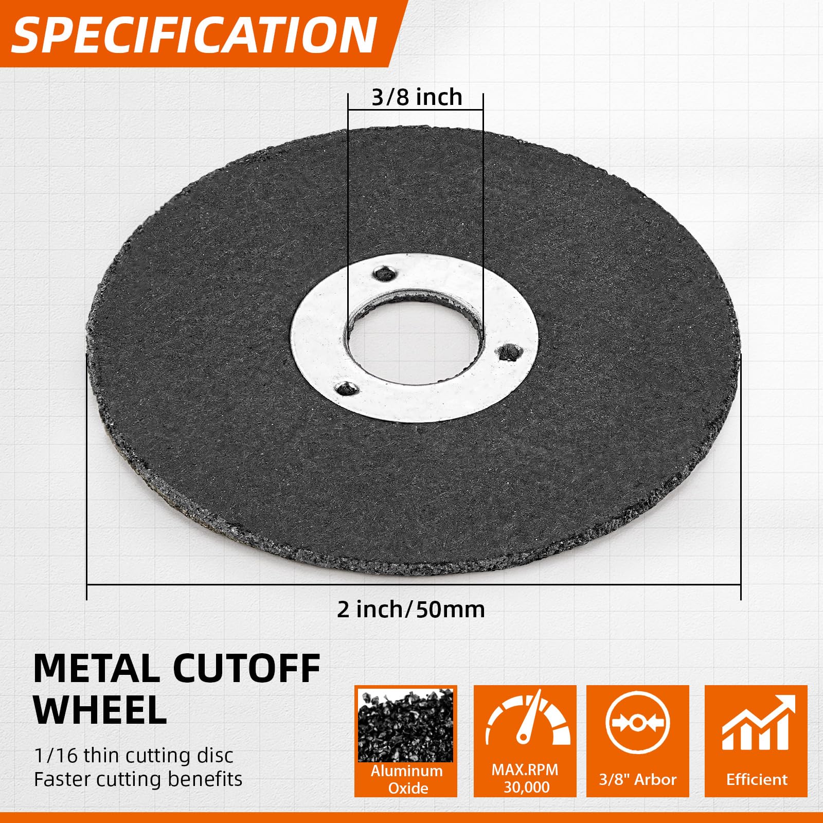 10 Pack 2 Inch Metal Cutting Discs - 2