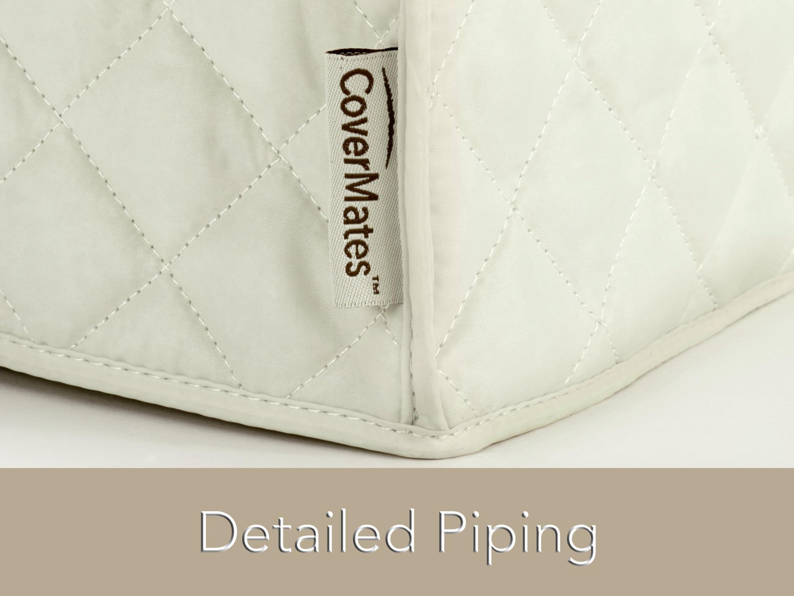 Covermates Keepsakes Pressure Cooker Cover – Dust Protection, Stain Resistant & Washable Appliance Cover in Cream | Perfect for Kitchen Storage & Countertop Protection