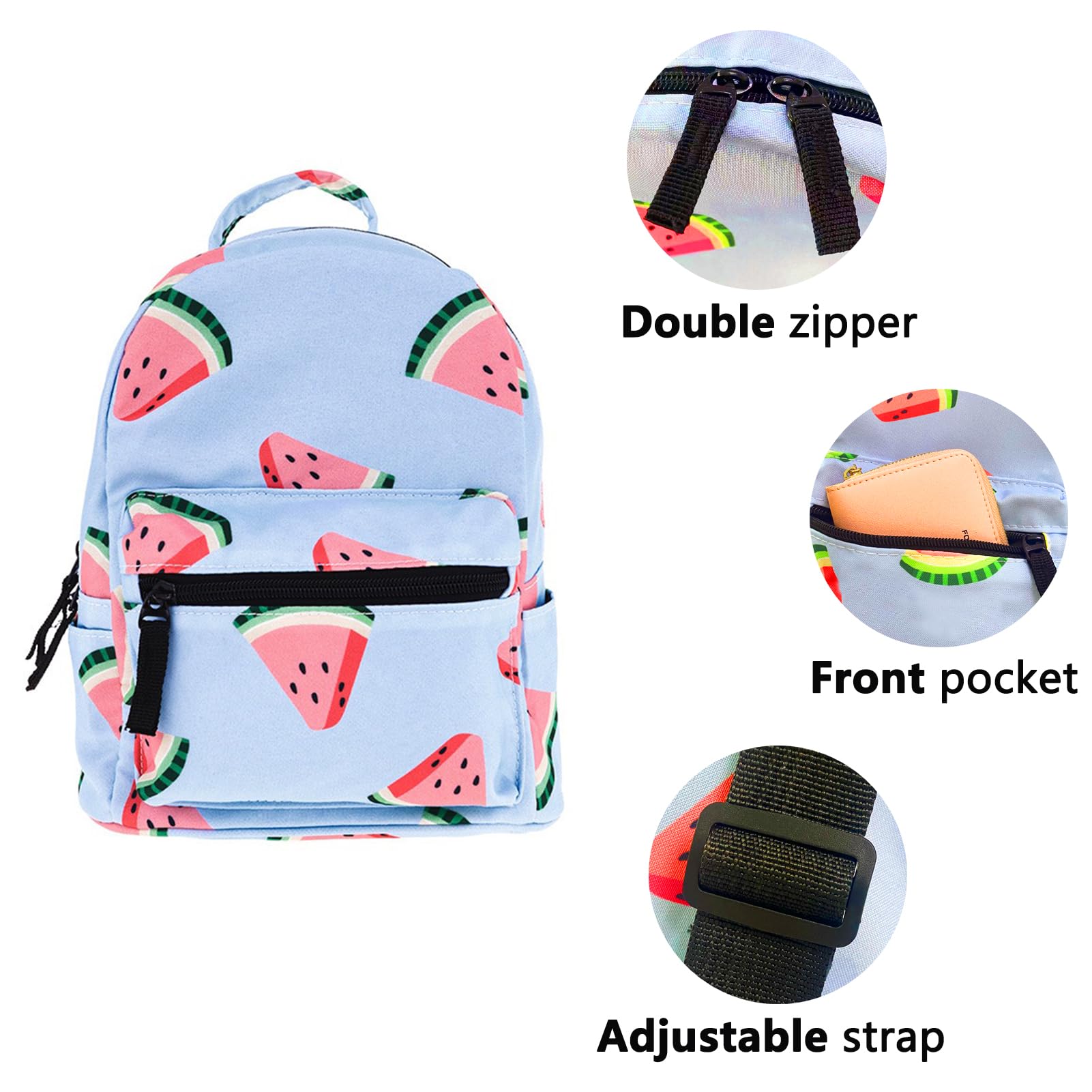 Cute Mini Backpack for Girls Teens Kids - Kawaii Small Backpack Purse with Adorable Pendant Gift - Perfect for School, Travel & Daily Use