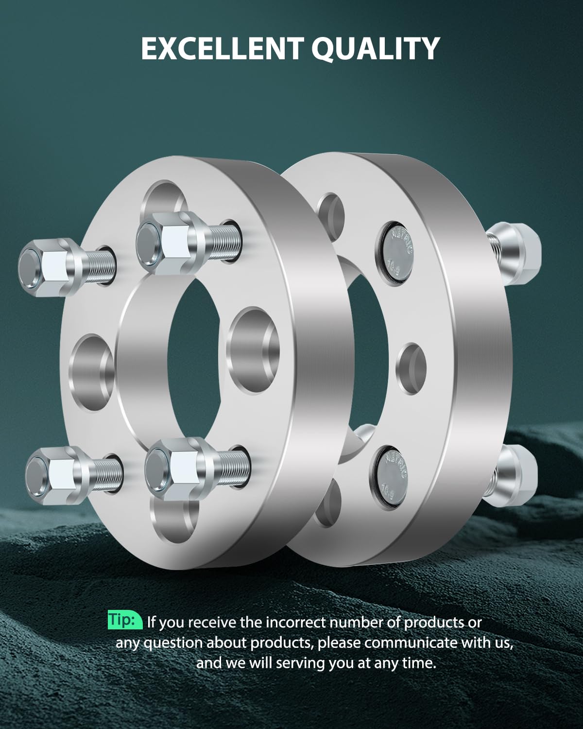 SCITOO 2Pcs 1 Inch Wheel Adapters 4x100 to 4x108 - 67.1mm Bore, 12x1.5 Studs, 4 Lug Wheel Spacers - Compatible with Ford Escort, Toyota Corolla, Celica, Echo, MR2 Spyder, Paseo - Perfect for Off-Roading, Custom Wheels & Performance Upgrades