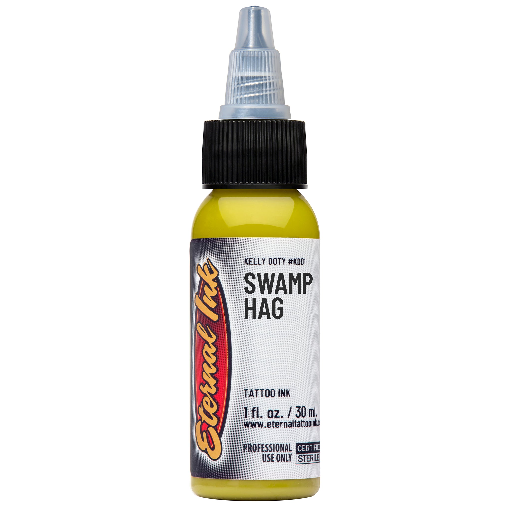 Eternal Kelly Doty Swamp Hag Ink 1oz - Premium Tattoo Ink for Professional Artists | Perfect for Dark Art & Horror Tattoos