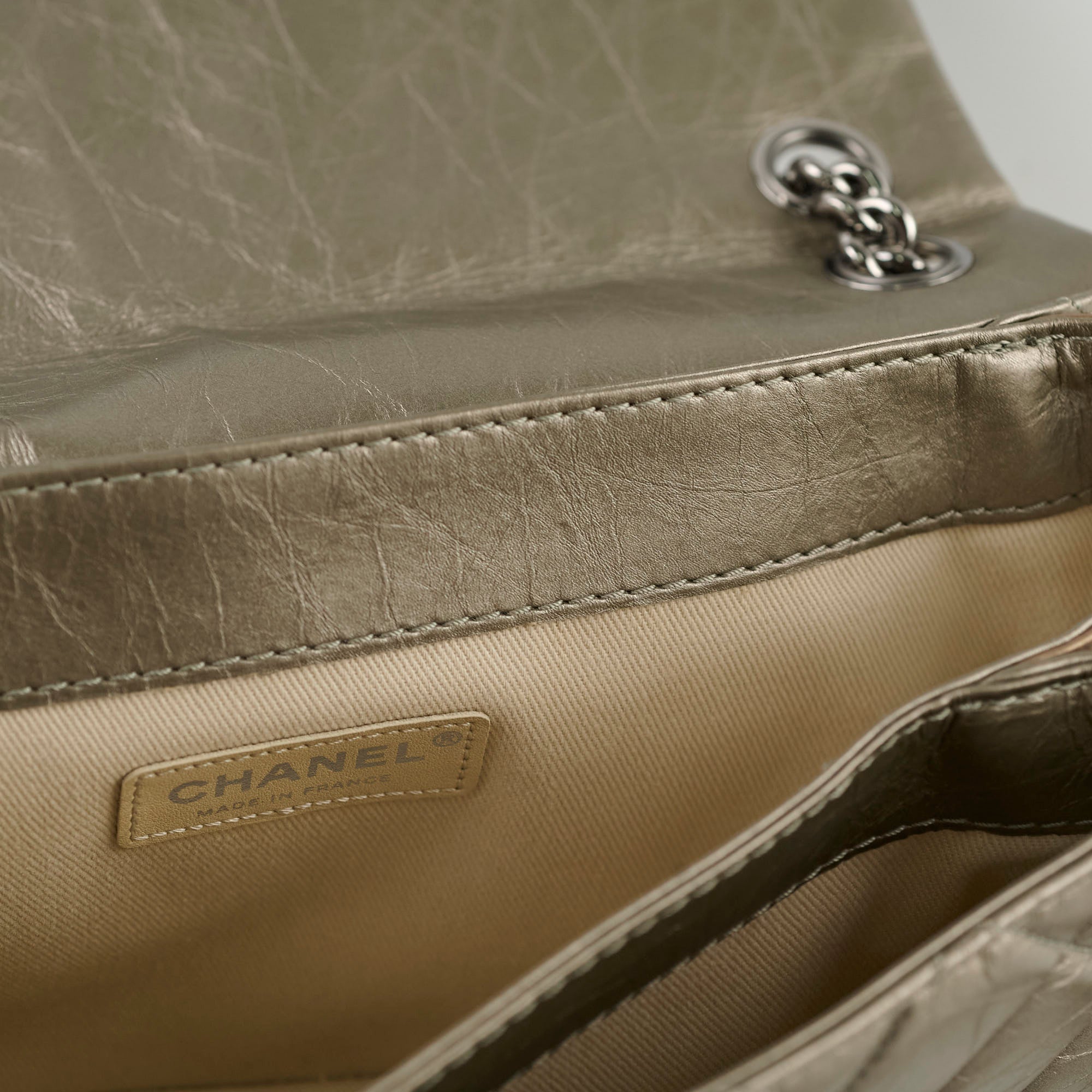 Chanel Metallic Bronze & Gold Seasonal Flap Bag - Luxury Designer Handbag for Women, Perfect for Evening Parties & Special Occasions