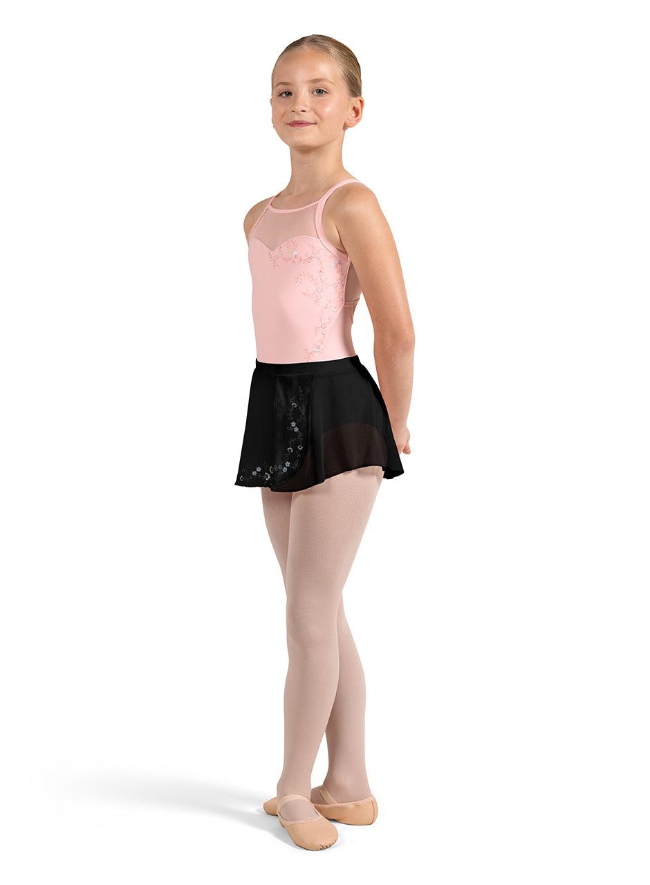Bloch Girls Marigold Mesh Ballet Skirt for Dance Class & Performance - Lightweight Stretch Tulle Tutu for Ballet, Jazz, Contemporary Dance