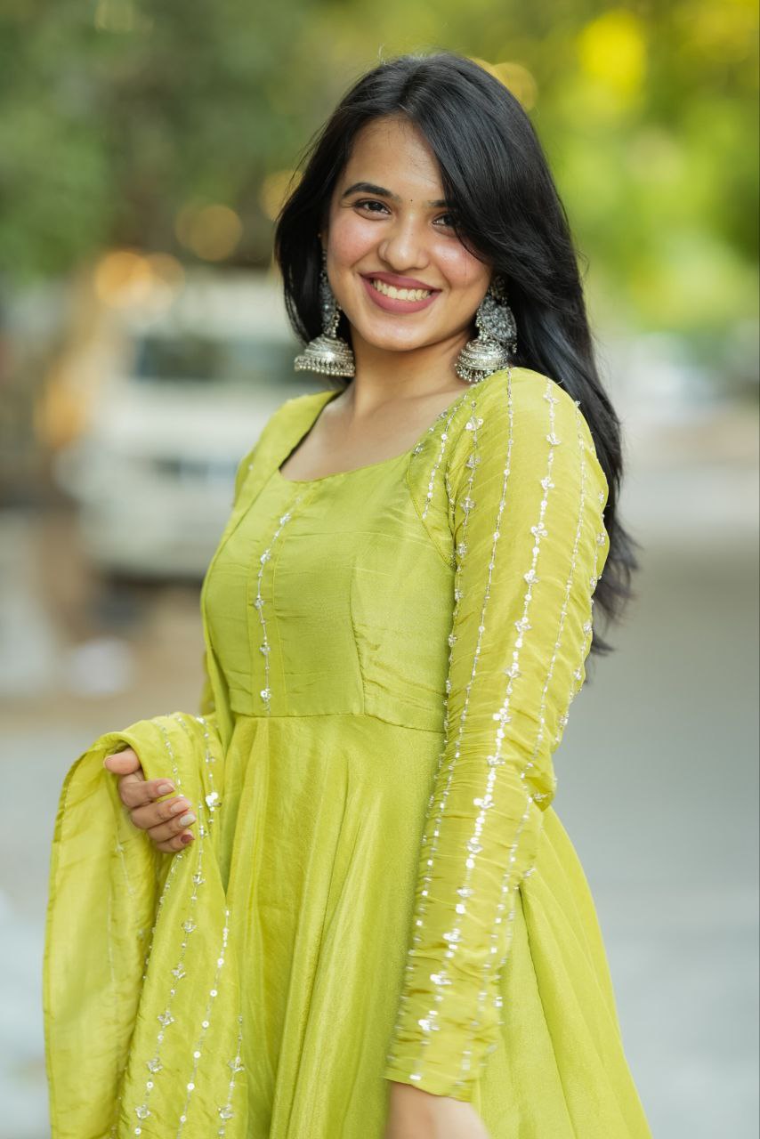 DD522 Pallavi Designer Wear Anarkali - Elegant Indian Ethnic Dress for Women, Perfect for Weddings, Parties & Festive Occasions