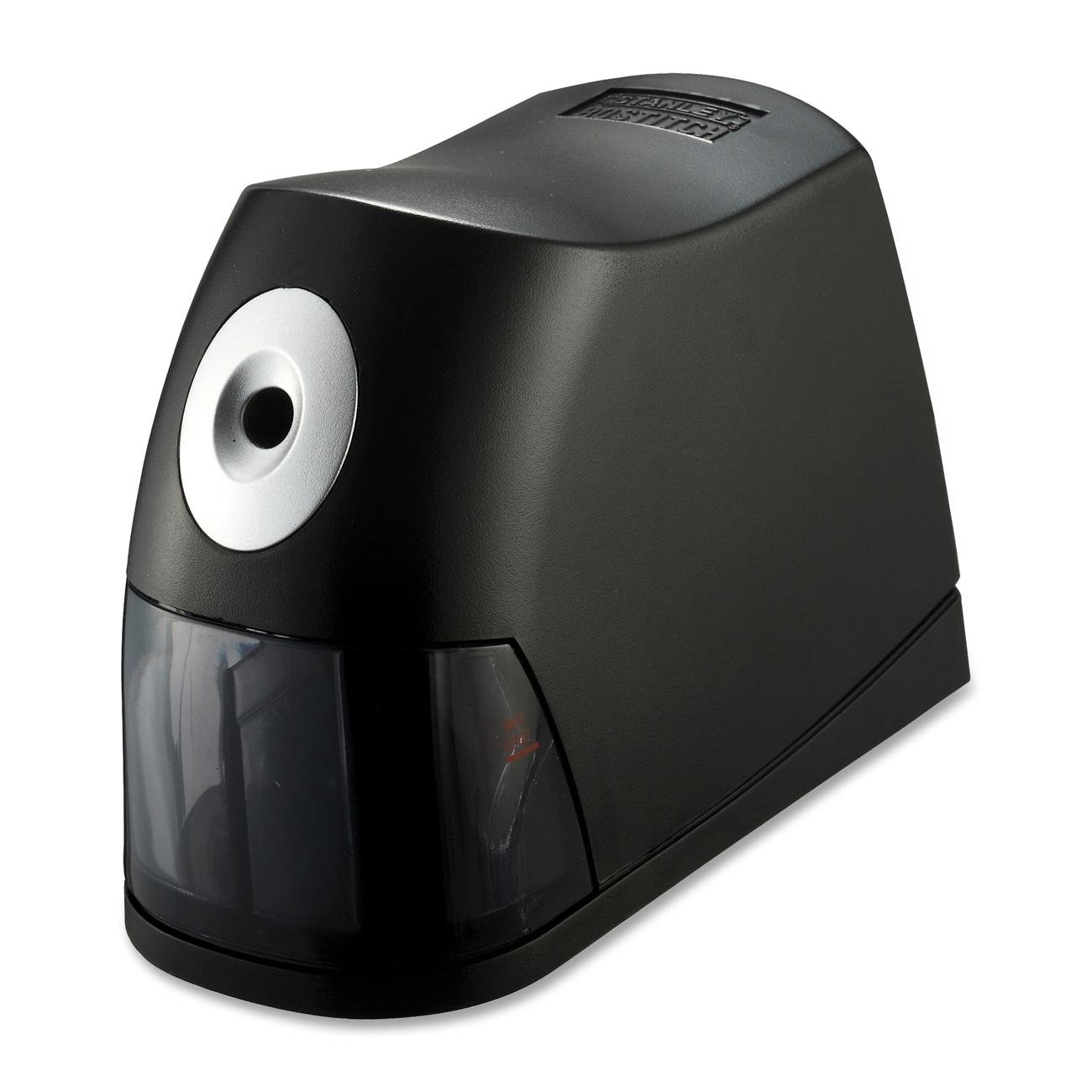 Bostitch Black Electric Pencil Sharpener for Office & School - Heavy Duty Desktop Sharpening Machine with Auto Stop (Model 02695) - Perfect for Classrooms, Home Offices & Art Studios