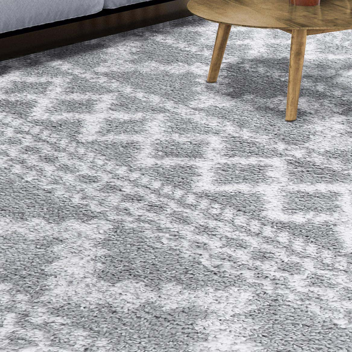 Bohemian Shag Area Rug - Soft Plush Geometric Design for Living Room, Bedroom & Nursery | Stylish & Cozy Home Decor
