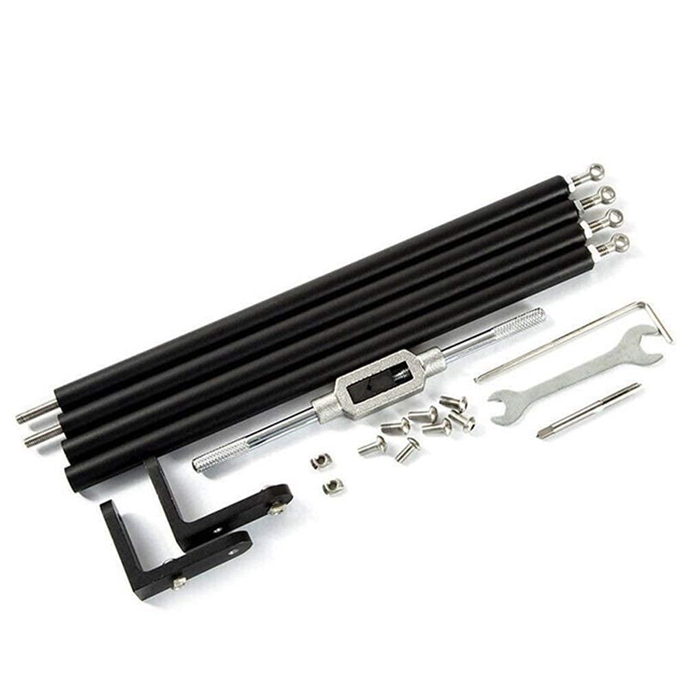 Dual Z Axis Upgrade Kit for Ender 3 CR-10 CR-10S - 500mm Aluminum Tie Rod Bracket & Pull Rod Set | 3D Printer Replacement Parts | Perfect for Precise Z-Axis Stabilization & Improved Print Quality
