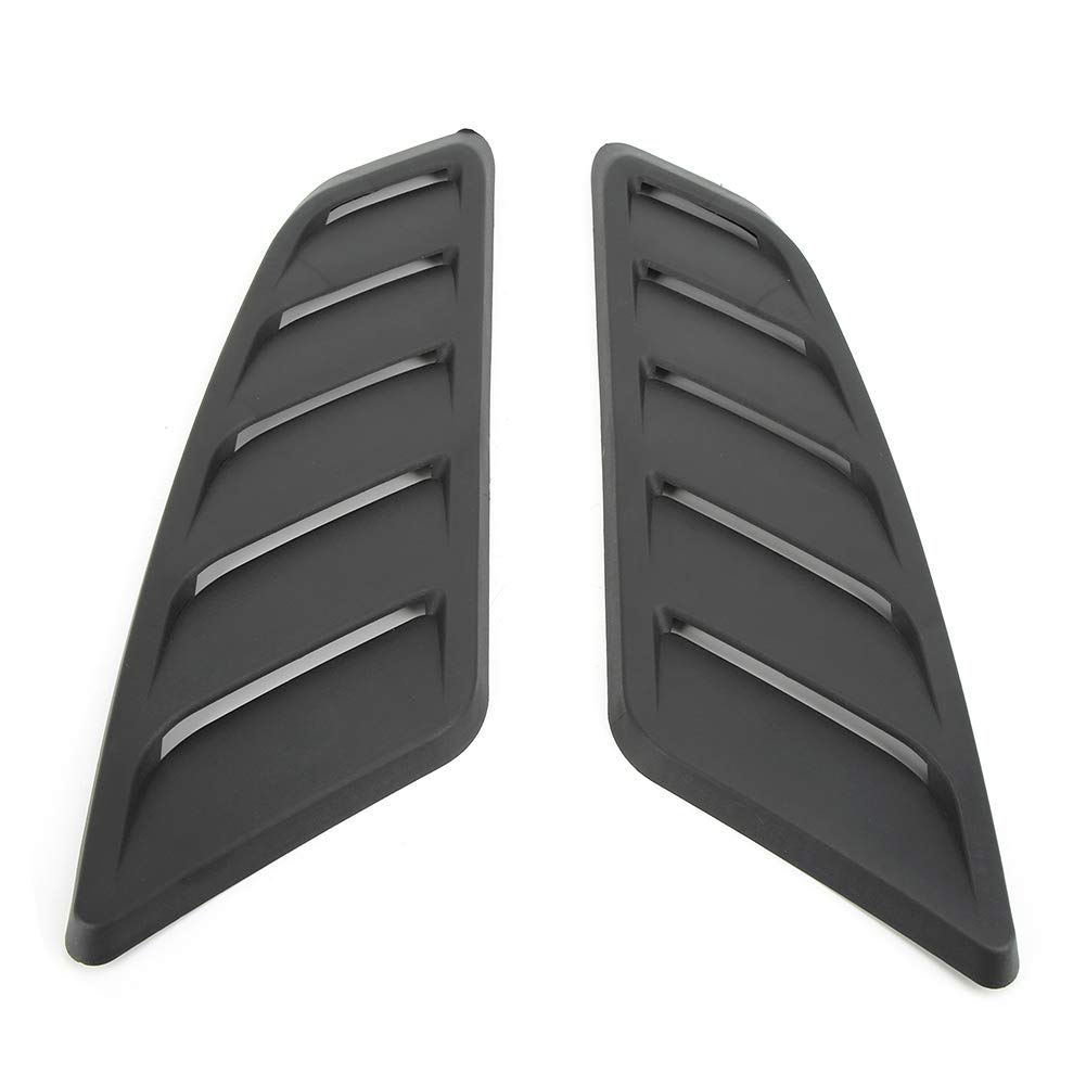 Universal Black ABS Bonnet Air Vent Cover - High Performance Car Intake Scoop Hood for Enhanced Airflow & Engine Cooling - Perfect for Car Modifications & Racing Upgrades