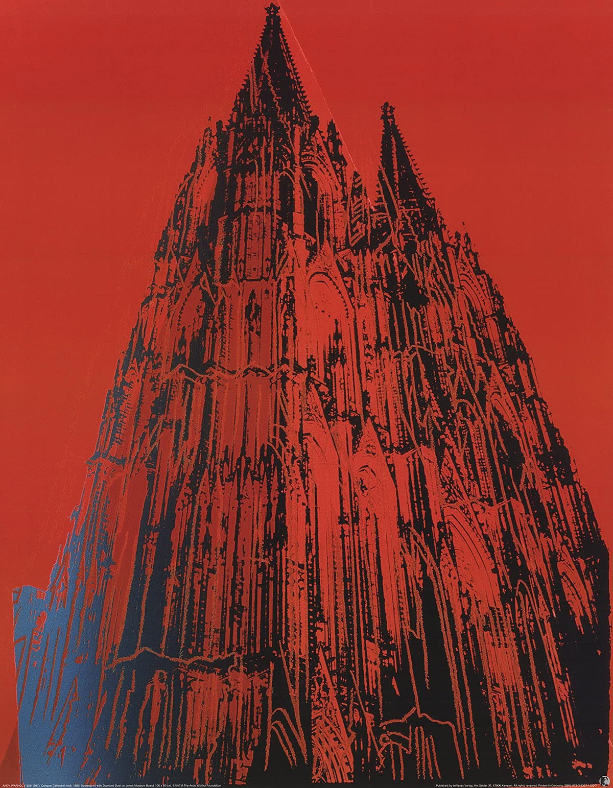 Vintage Andy Warhol Cologne Cathedral Art Print - Rare Out of Print Collectible Poster - Perfect for Home Decor, Office Art & Gift Ideas