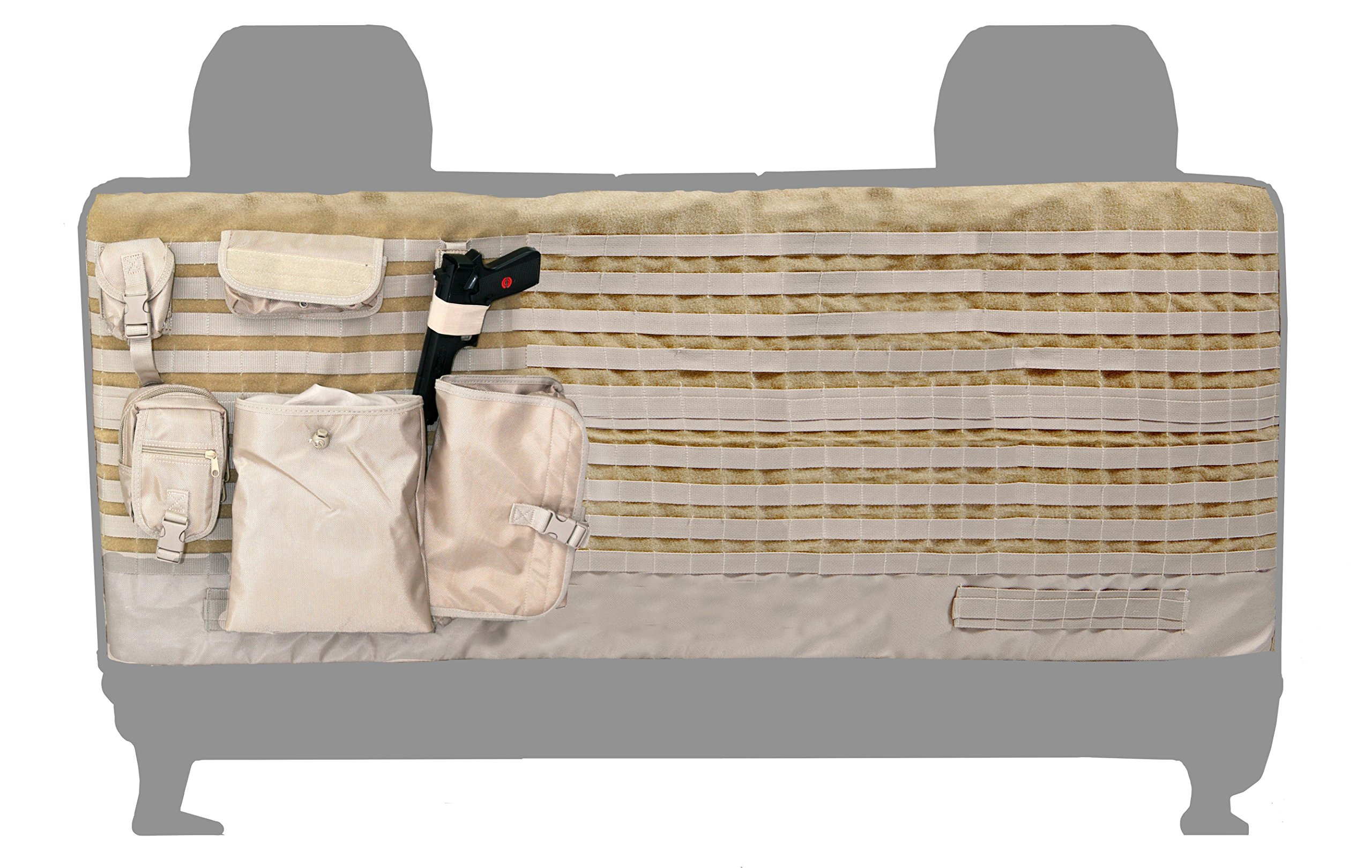 Premium Custom Fit Coverking Rear 60/40 Bench Seat Cover for Toyota Tundra - Ballistic Cashmere Fabric | Durable Protection for Truck Seats | Perfect for Off-Roading, Camping & Daily Commute