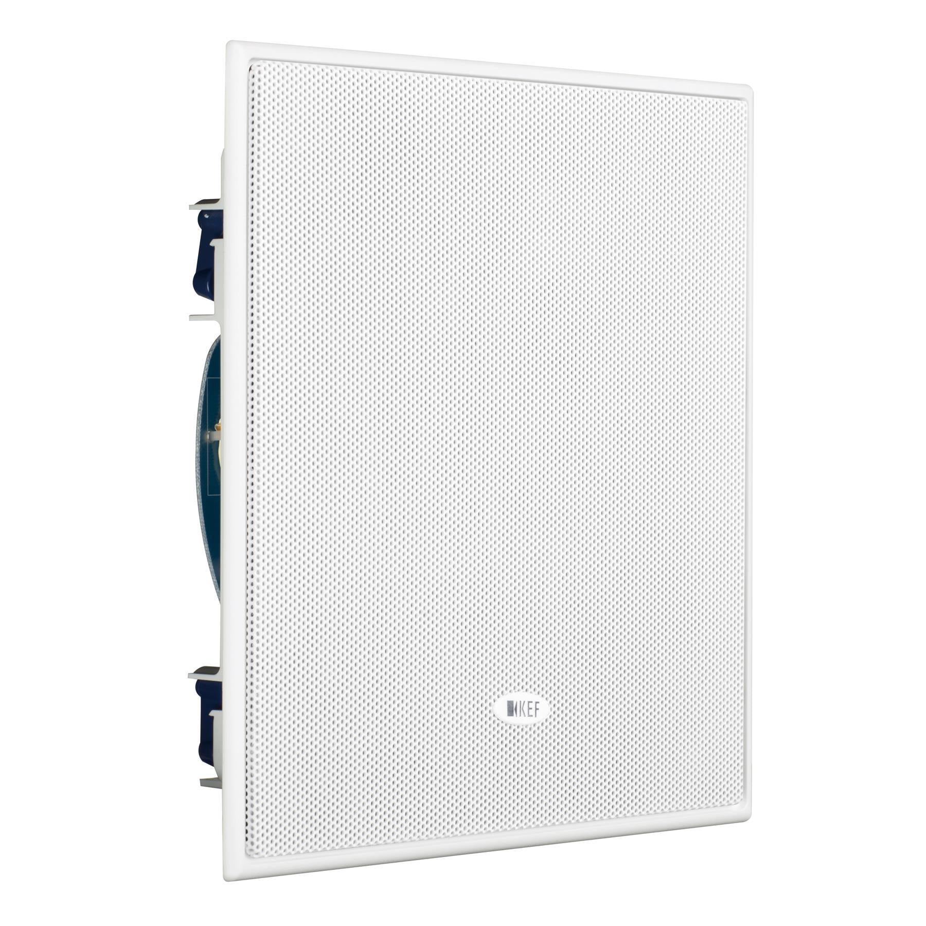 KEF Ci160TS Ci T Series Ultra Slim In-Wall Speaker - High-Quality Home Theater & Surround Sound System for Living Room, Bedroom & Office