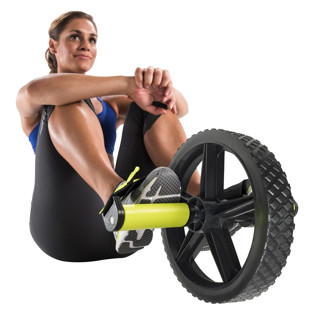 GoFit Extreme Ab Wheel - Core Strength Training Roller for Home Gym & Fitness - Perfect for Abs, Back & Full Body Workouts