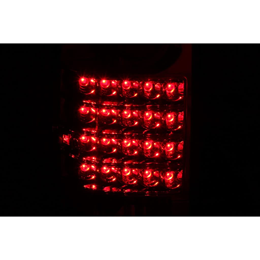 ANZO LED Tail Lights for Toyota Pickup 1989-1995 - Red/Clear (Part #311043) | Durable & Bright Replacement for Improved Visibility & Safety | Perfect for Off-Roading, Camping & Night Driving