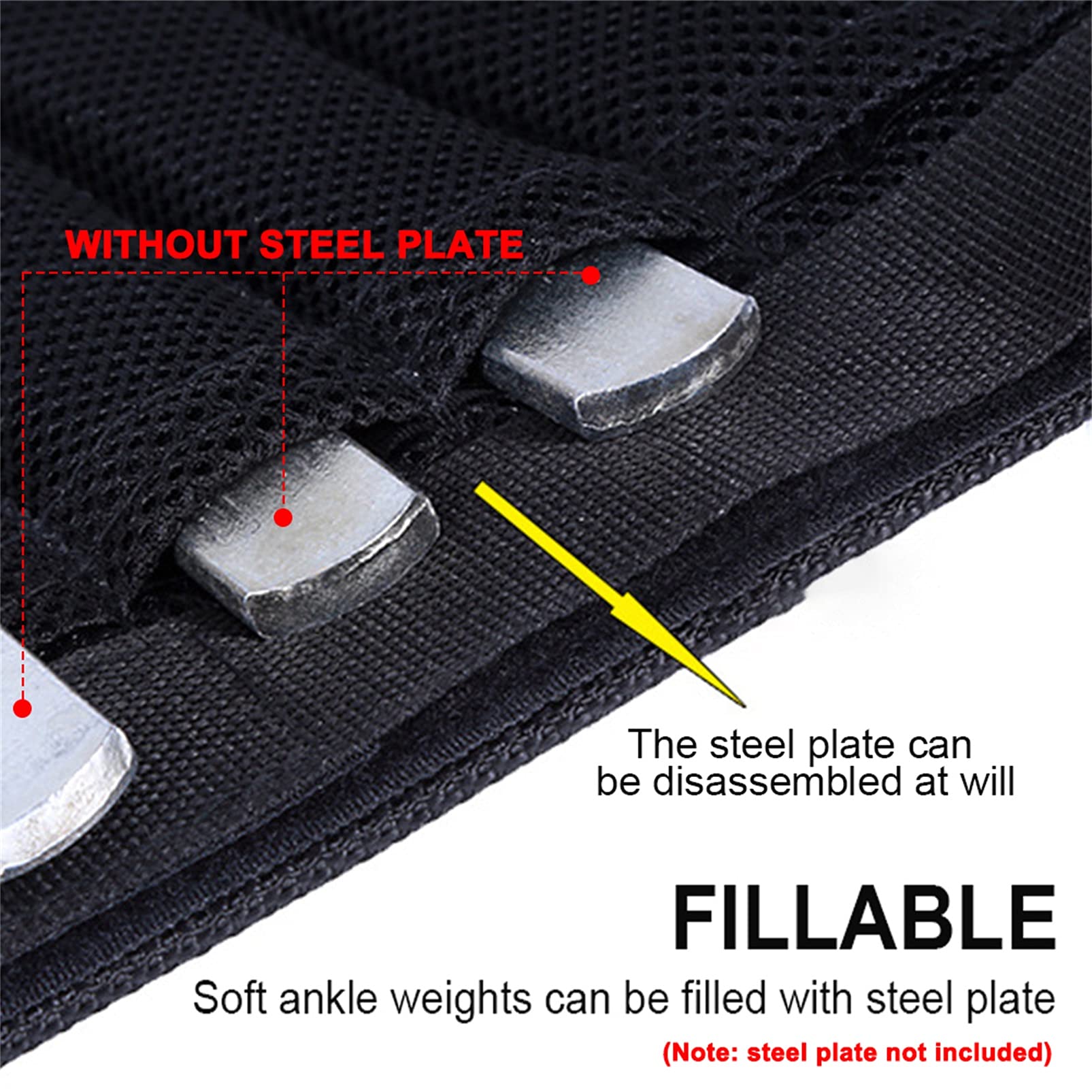 Adjustable Weighted Ankle Weights Set - Unisex Breathable Leg Weights for Strength Training, Running, Jogging & Walking - Perfect for Home Gym Workouts & Outdoor Fitness Training