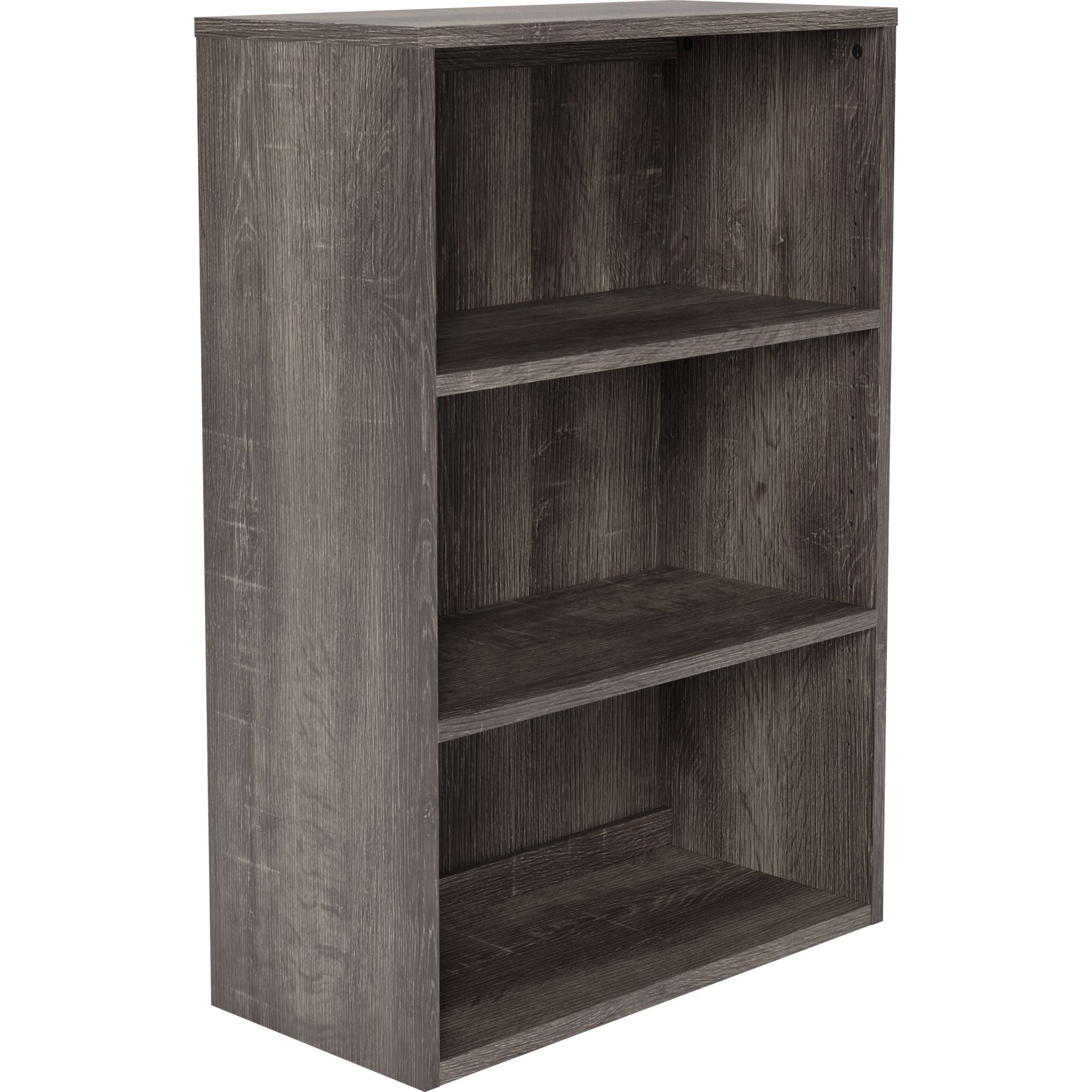 Arlenbry Medium Bookcase - 5-Shelf Storage Organizer, Modern Gray Bookshelf for Home & Office - Perfect for Living Room, Bedroom, or Study Room Organization
