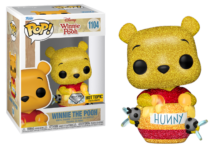 Disney Winnie the Pooh Honeypot Diamond Pop Vinyl Figure - Collectible Funko Pop! Toy for Disney Fans, Home Decor & Gift Idea