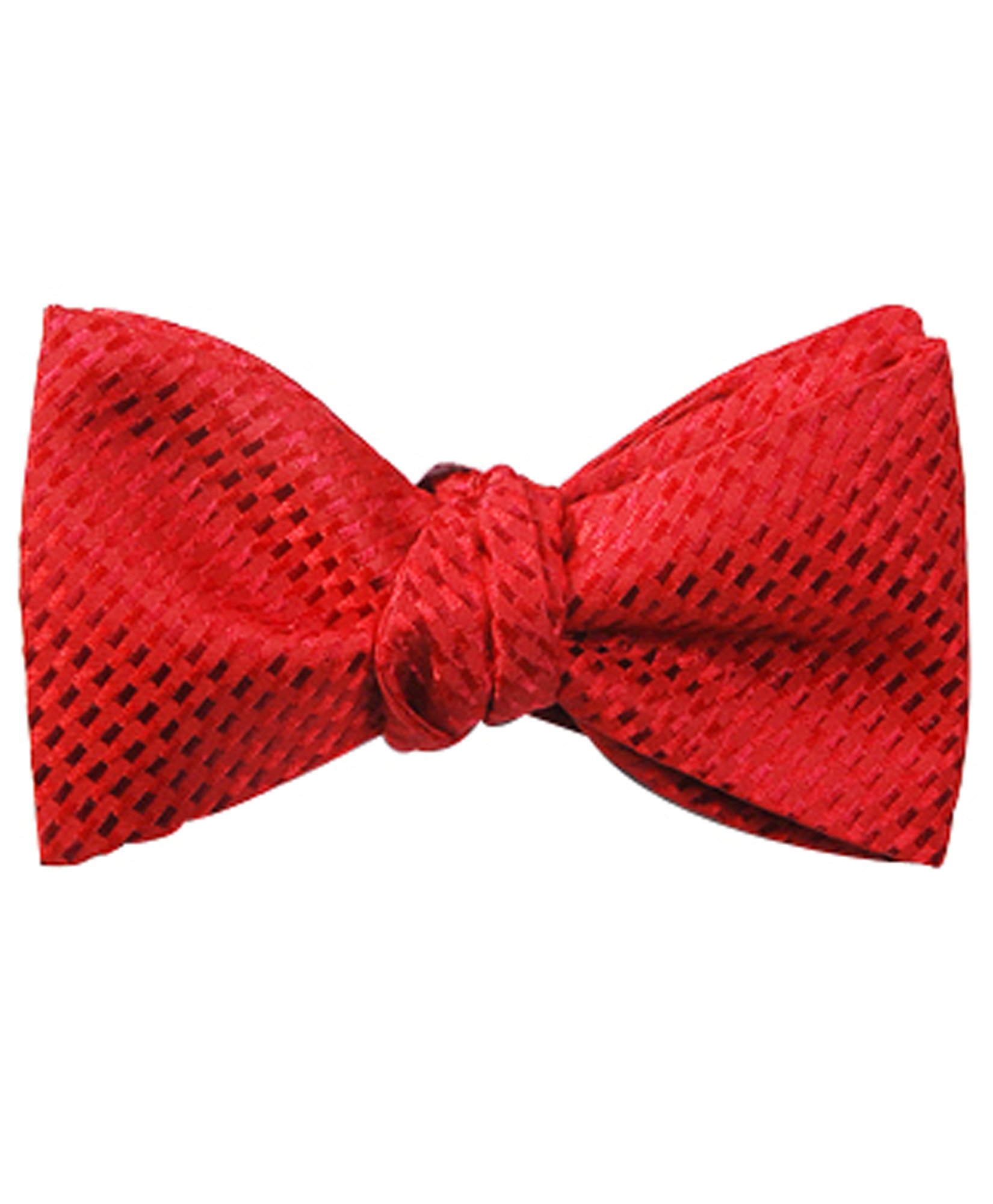 Elegant Black and Red Silk Woven Bow Tie for Men - Perfect for Weddings, Prom, Formal Events & Special Occasions