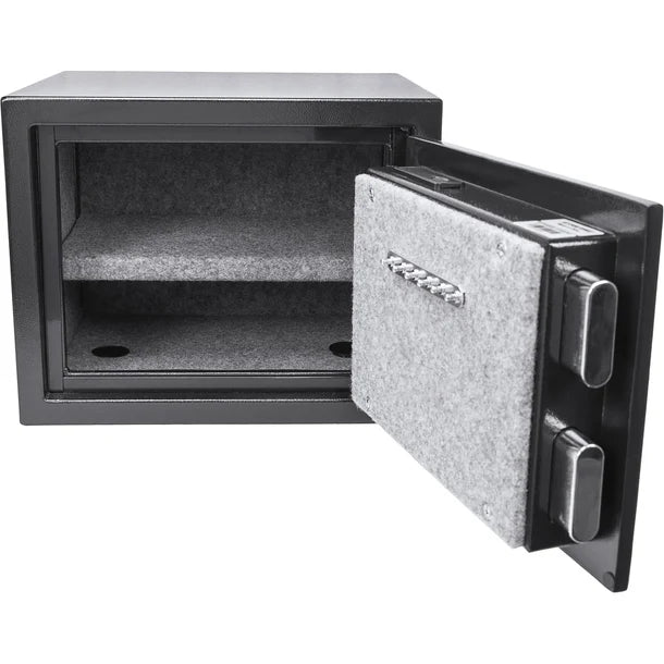 Barska AX13498 Biometric Fingerprint Fireproof Safe Box - Black | Secure Home & Office Use for Documents, Jewelry & Valuables