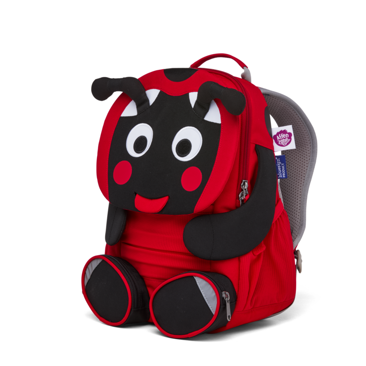 Affenzahn Large Friend Ladybird Backpack - Durable & Stylish Kids School Bag for Boys & Girls - Perfect for School, Travel & Outdoor Adventures