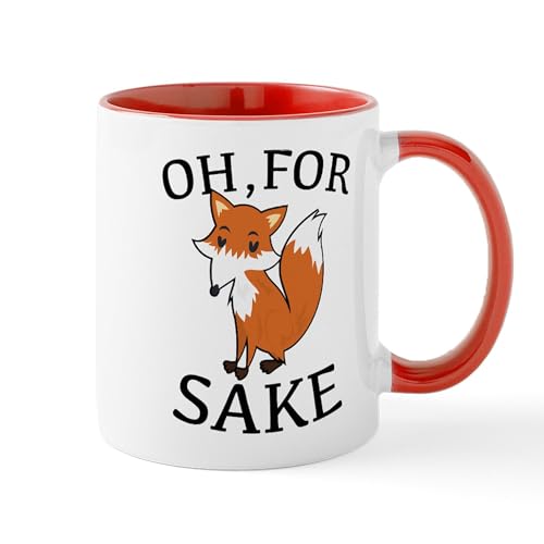 White/Red Inside - Oh, For Fox Sake Mug