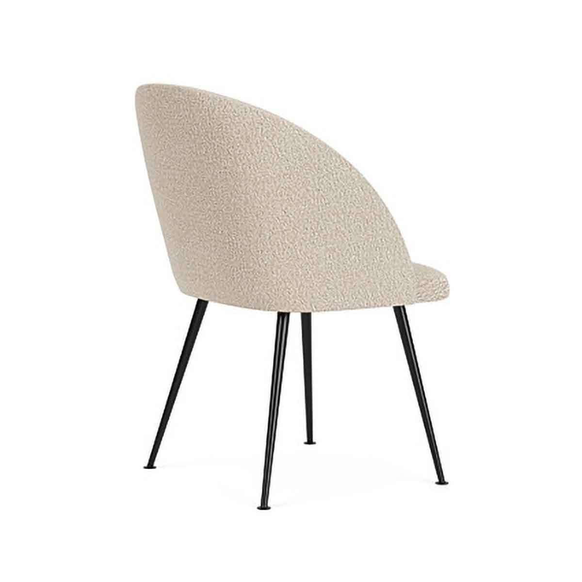 Holly Boucle Dining Chair - Modern Upholstered Accent Chair for Kitchen, Dining Room & Office - Comfortable & Stylish Home Decor