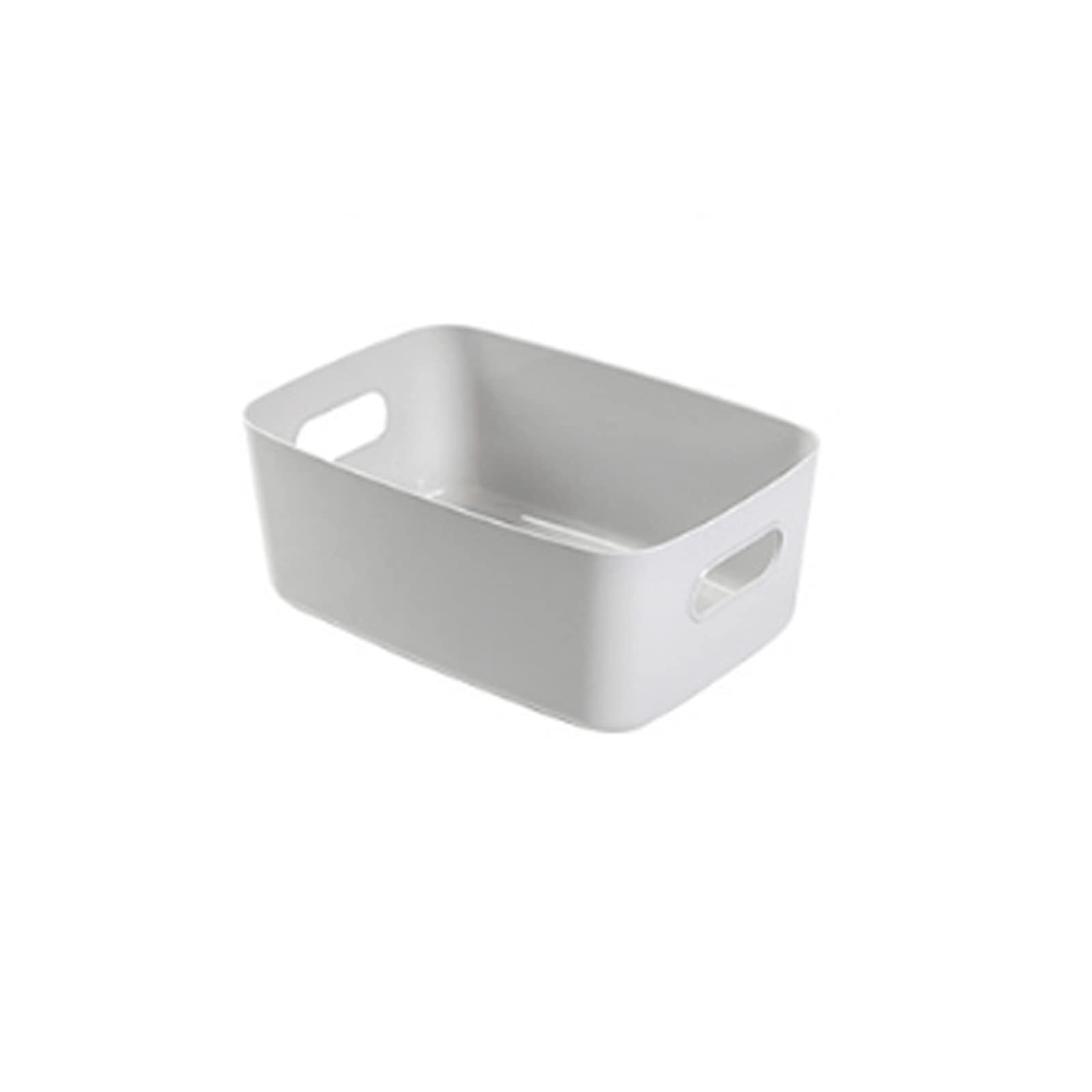 GyLazhuzizSNH Large Gray Plastic Storage Box - Organizer for Desktop, Cosmetics, Kitchen, Snacks & Household Items | Perfect for Home, Office & Travel Organization
