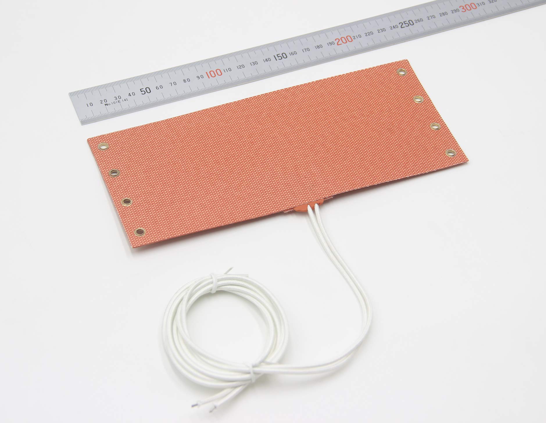 **12V 200W KEENOVO Silicone Heater Mat - 100 x 235mm Diesel Fuel Filter Heater Pad with Grommets for Easy Mounting | Car, Truck & RV Winterization Solution**