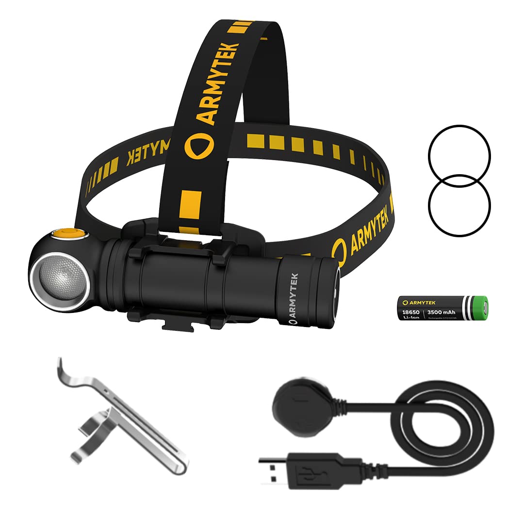 Armytek Wizard C2 Pro Max USB Rechargeable LED Headlamp - 4000 Lumens, Waterproof, for Camping, Hiking & Outdoor Adventures