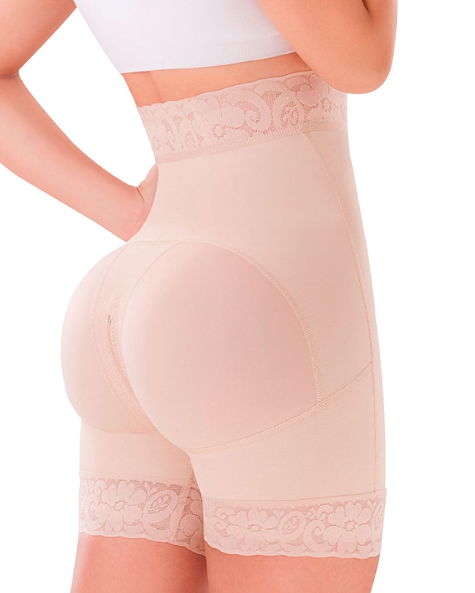 SHAPE CONCEPT Butt Lifting Shorts for Women - High Compression Shapewear with Butt Enhancement & Tummy Control - Perfect for Workouts, Body Shaping & Everyday Wear