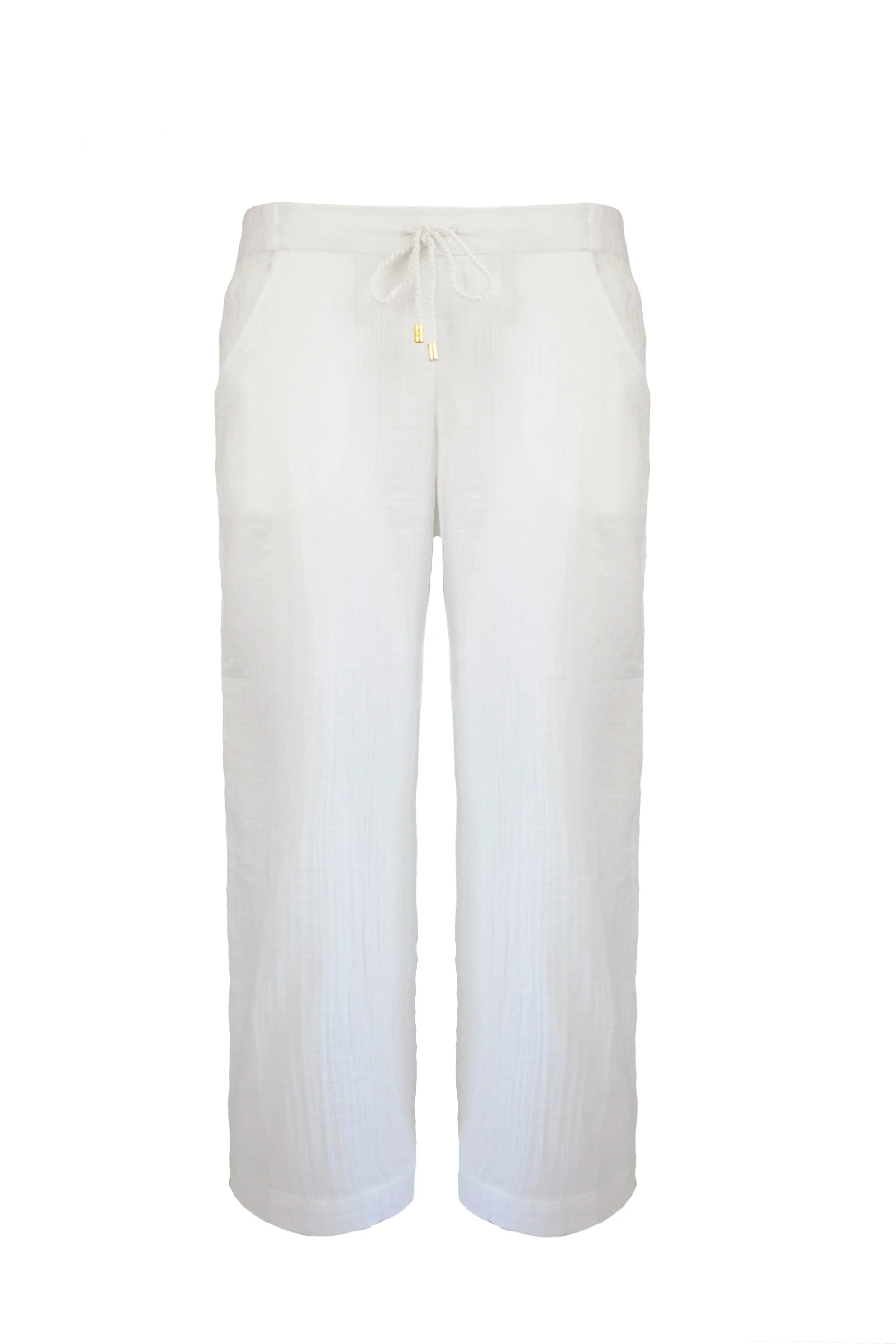 Stylish White Weekender Pants for Women - Comfortable Travel & Casual Wear | Perfect for Weekends, Vacations & Everyday Outfits