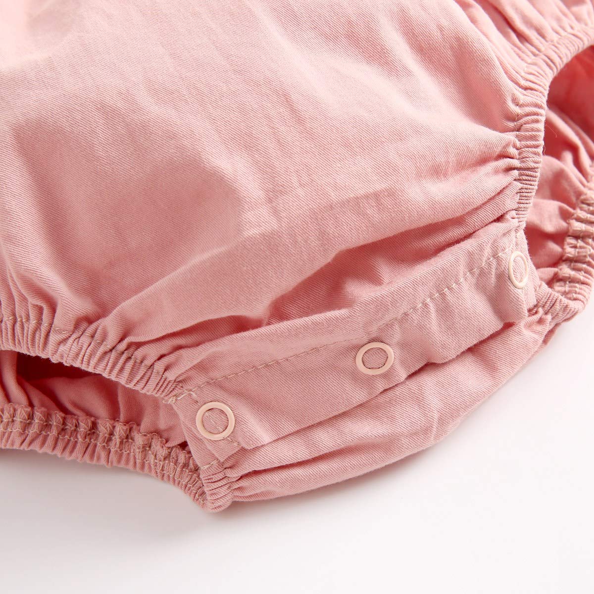Soft Cotton Rompers for Newborn Baby Girls - Ruffled Sleeves Summer Outfits | Cute Casual Baby Clothes for Playtime, Photoshoots & Daily Wear