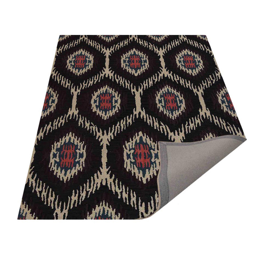 Premium Hand Tufted Honeycomb Pattern Area Rug - Soft Non-Slip Living Room Carpet for Bedroom, Nursery & Home Decor