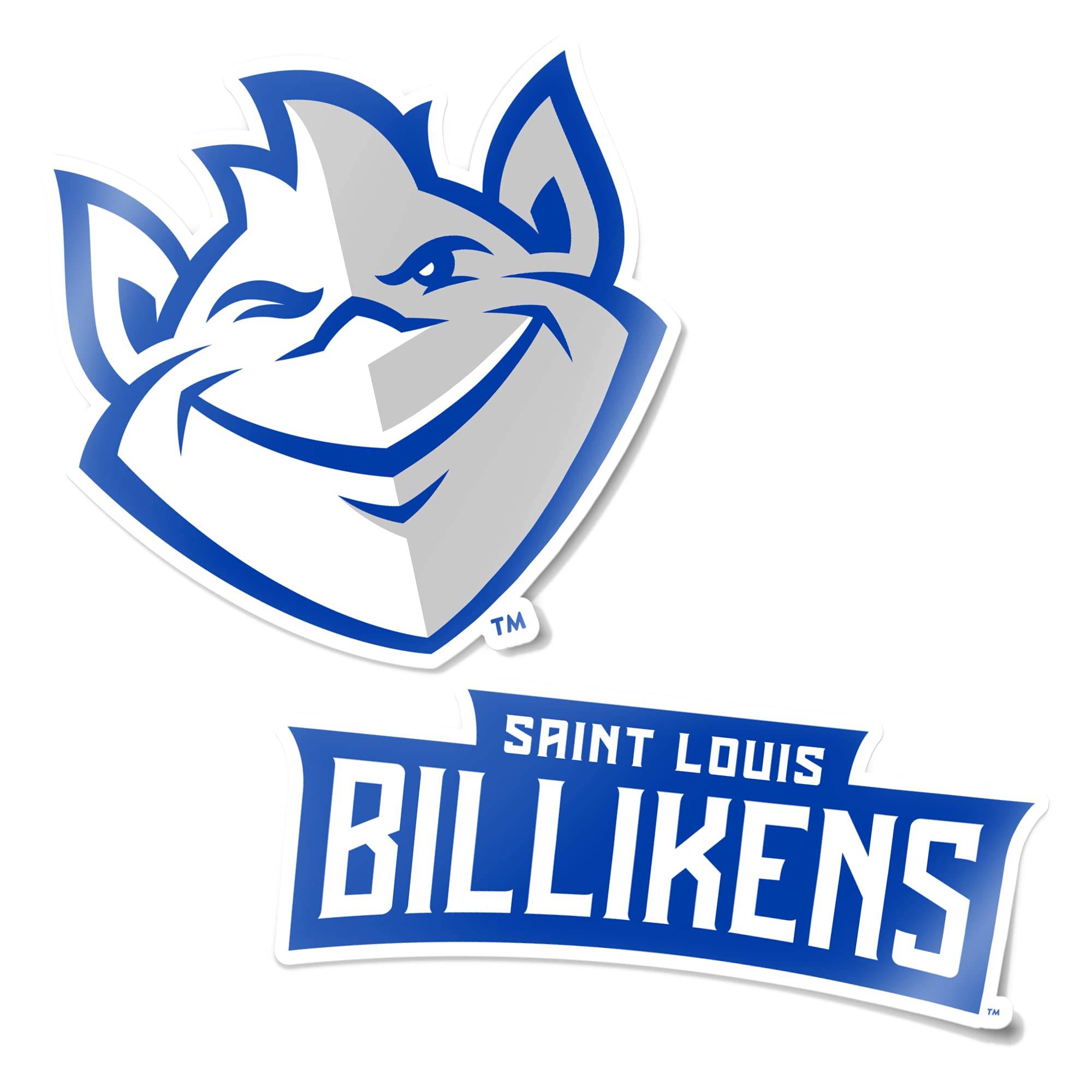 SLU Billikens Vinyl Decals - Desert Cactus Stickers for Laptop, Water Bottle, Car & Scrapbook (4 Inch Set, 12.2x9.61 Sheet) - Perfect for College Dorm Decor, School Spirit & Fan Gear