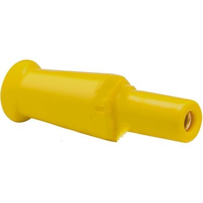 Superior Electric PS250GY 250A Yellow Electrical Socket Plug - Heavy-Duty Power Connection for Industrial Equipment, Construction Sites, and High-Current Applications