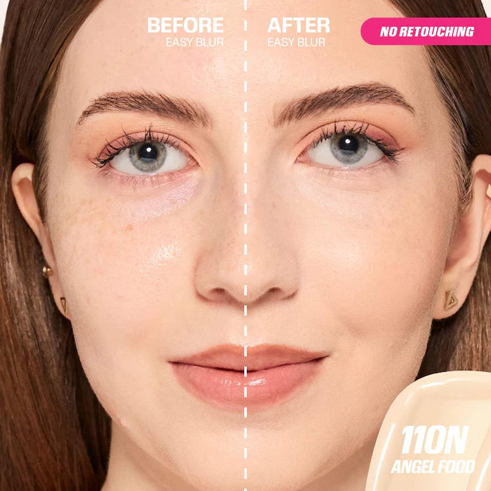 HUDA BEAUTY Easy Blur™ Natural Airbrush Foundation with Niacinamide - Lightweight, Buildable Coverage for Flawless Skin | Perfect for Everyday Wear & Special Occasions
