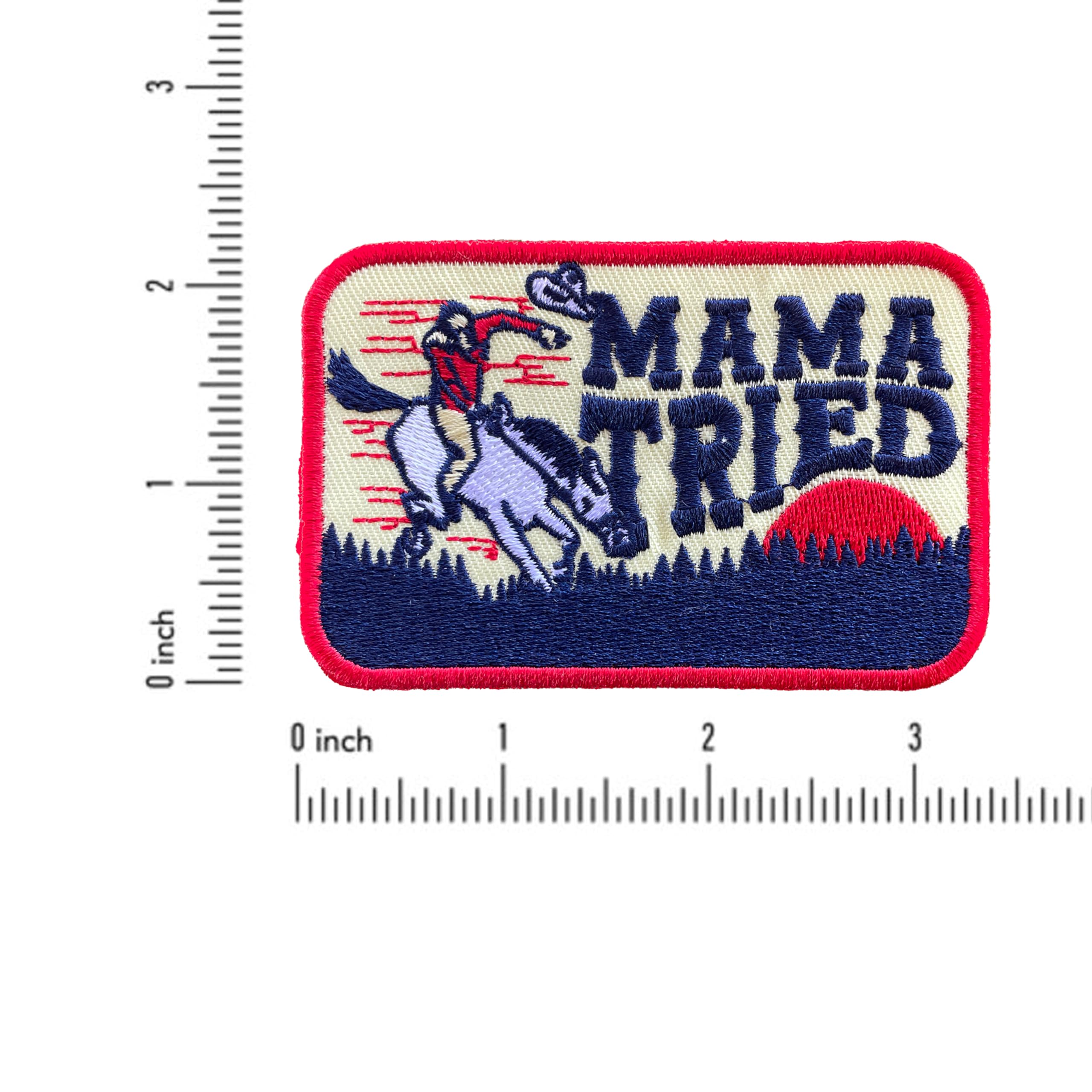 Vintage Cowboy Iron-On Embroidered Patch - Western Style Emblem for Hats, Jackets, Bags & DIY Crafts - Perfect for Bikers, Rodeo Fans & Western Fashion Enthusiasts