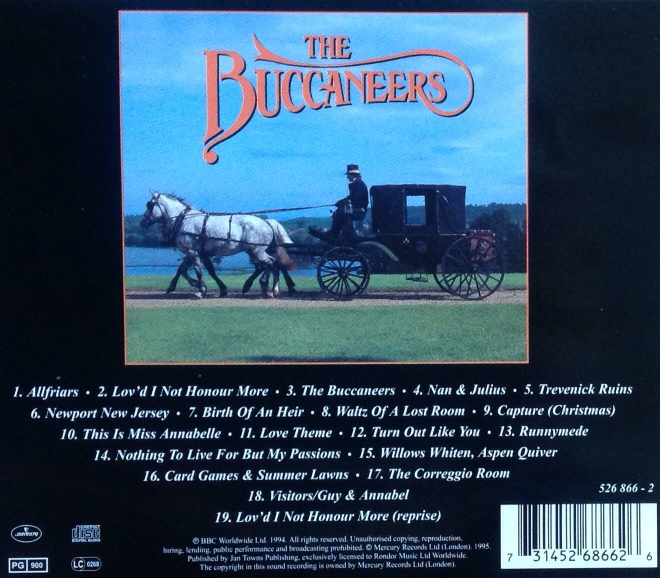 The Buccaneers (1995) - Complete TV Mini-Series DVD Set | Historical Drama, Period Romance | Perfect for Classic TV Lovers & History Enthusiasts