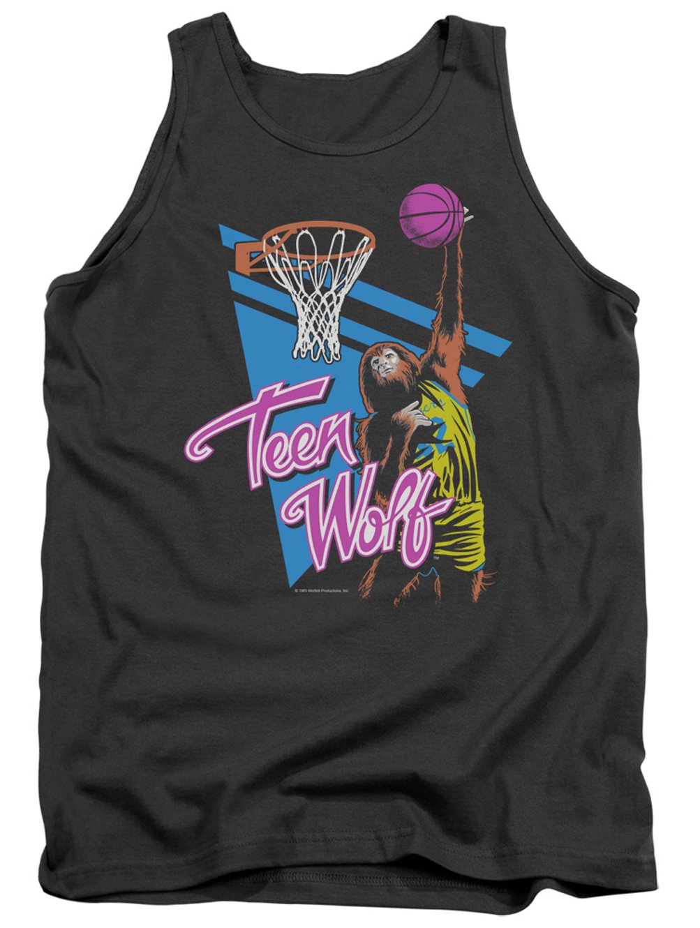 Men's Teen Wolf & Slam Dunk Tank Top - Casual Anime Graphic Tee for Fans
