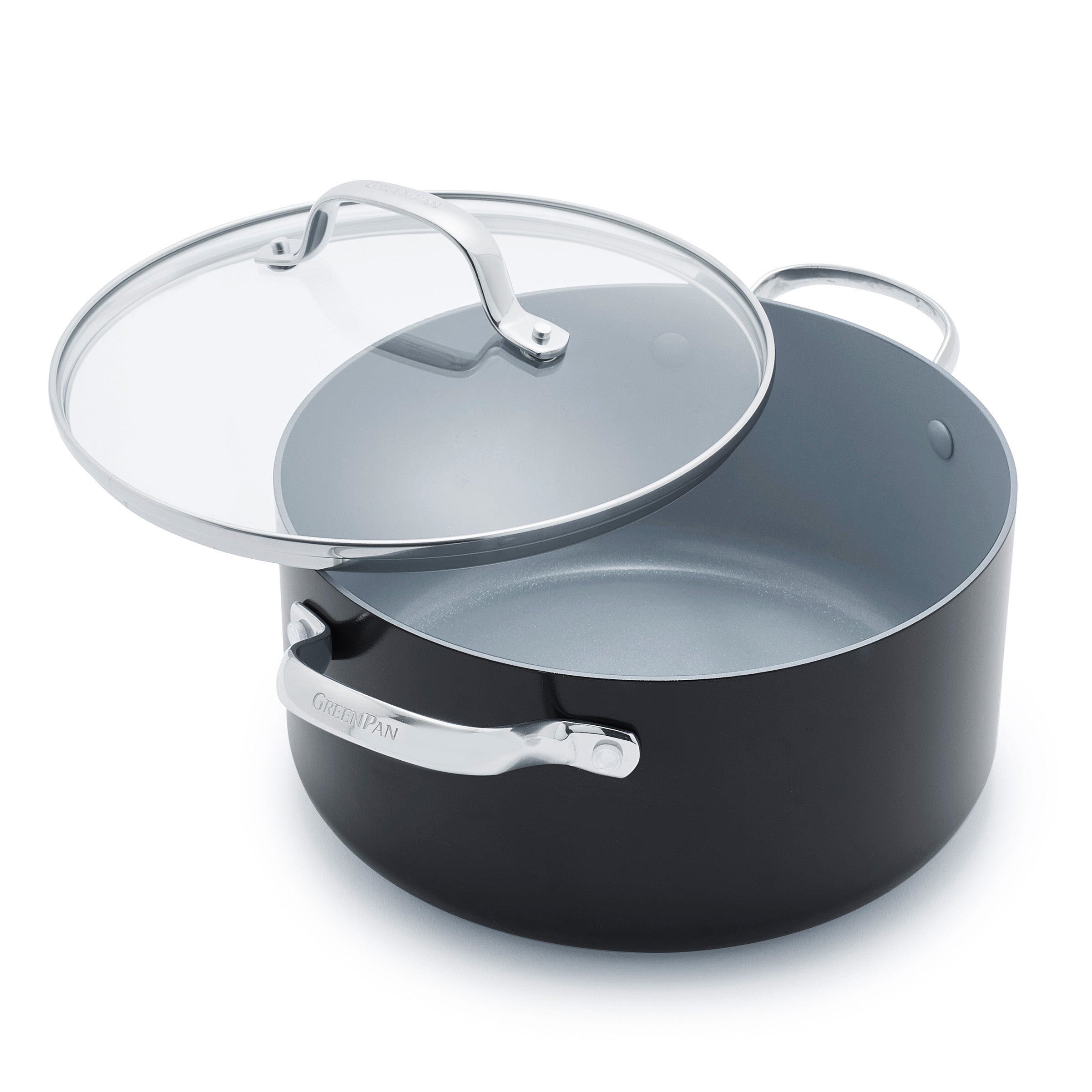 Valencia Pro Ceramic Nonstick 5.5 Quart Stockpot with Lid - Durable Cookware for Soups, Stews & Pasta - Perfect for Home Cooking & Professional Kitchens