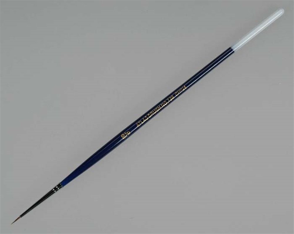 Premium #10/0 Fine Red Sable Artist Brush - Professional Watercolor, Acrylic & Oil Painting Brush for Detailed Artwork - Perfect for Miniature Painting, Calligraphy & Fine Detailing