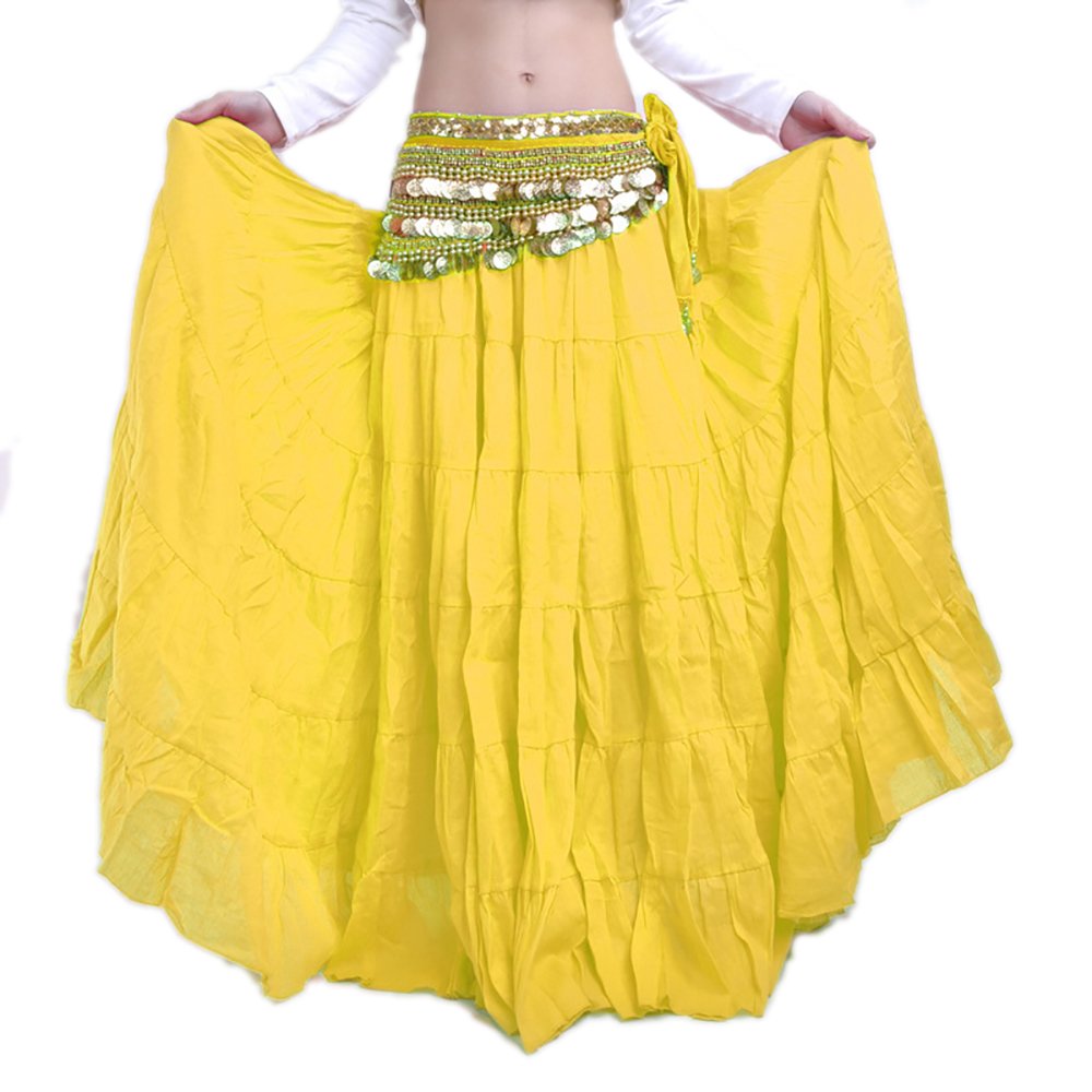 White Tribal Gypsy Turkish Belly Dance Skirt for Team Classes & Stage Performances - Perfect for Dance Practice, Performances, and Cultural Events