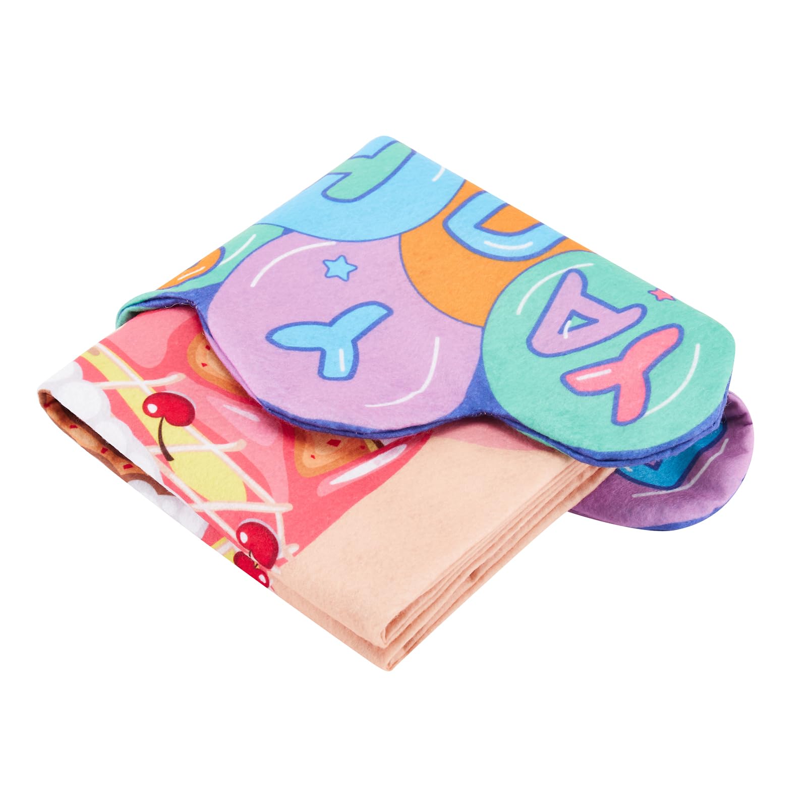 BULINGNA 2-Pack Birthday Chair Covers - Kids Party Decorations for Classroom, Cake Chair Back Covers, Happy Birthday Seat Slipcovers - Perfect for Birthday Parties, School Celebrations & Baby Showers
