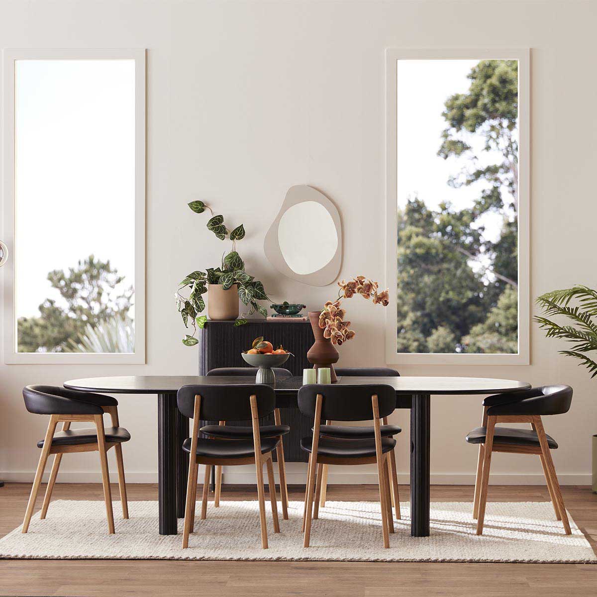 Premium Alaska Leather Dining Chair - Genuine Leather Upholstered, Ergonomic Design for Comfortable Dining - Perfect for Home, Restaurant, and Office Use